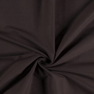 Plain 100% Cotton Voile Fabric Material - DARK BROWN