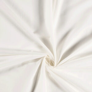 Plain 100% Cotton Voile Fabric Material - OFF WHITE