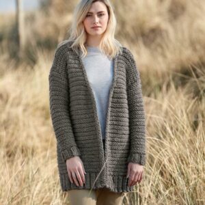 Sirdar Knitting Pattern - Hayfield Bonus Super Chunky, Coatigan 10002