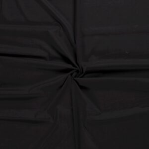 Plain 100% Cotton Voile Fabric Material - BLACK