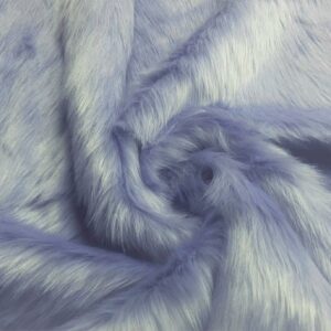 Super Luxury Faux Fur Fabric Material - PLUSH CORNFLOWER