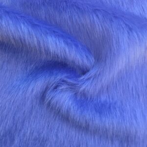 Super Luxury Faux Fur Fabric Material - PLUSH SAPPHIRE