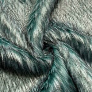 Super Luxury Faux Fur Fabric Material - BOLOGNA EMERALD GREEN