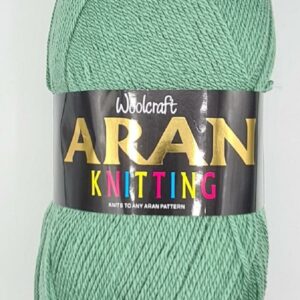Woolcraft Aran Knitting Yarn 400g With Wool - 867 Sage