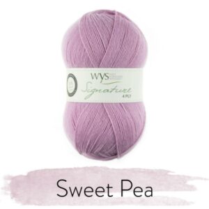 WYS Signature 4 ply Florist Knitting Wool Yarn 100g - 517 Sweet Pea