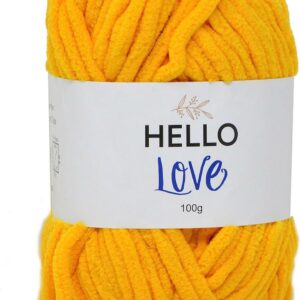 Creative World Of Crafts Hello Love Yarn - 034 Golden Yellow