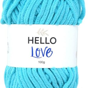 Creative World Of Crafts Hello Love Yarn - 037 Teal Blue