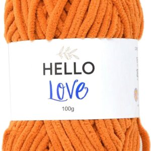 Creative World Of Crafts Hello Love Yarn - 028 Brown