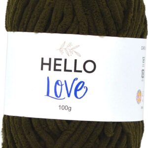 Creative World Of Crafts Hello Love Yarn - 032 Dark Brown
