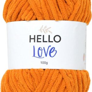 Creative World Of Crafts Hello Love Yarn - 026 Light Brown