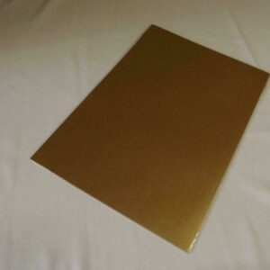 Cardmaking / Crafting Pack of 10 sheets Gold Backing Paper