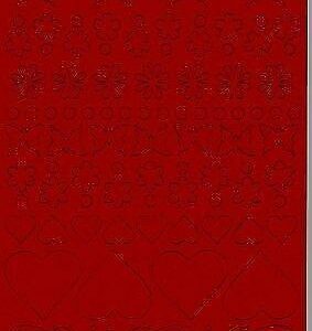 Crafters Delight Die Cuts A4 Decoupage 16 Sheets Flowers & Hearts 824236