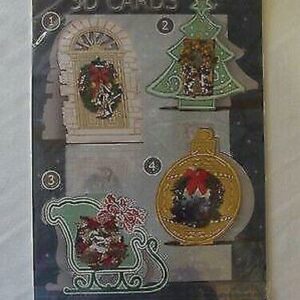 TBZ Christmas Cardmaking Pack 3D Decoupage with Envelopes 539306