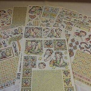MARY RAHDER Decoupage EUROPEAN RANGE A4 Paper / Sheets x24 826617
