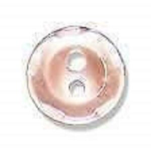 Trimits Impex Polyester SCALLOPED Buttons 17mm / 3 Pieces - BU0203 PINK