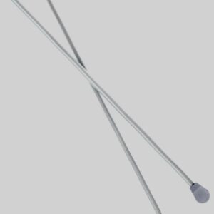 DIS Lesur Metal Knitting Needles / Pins 7mm x 25cm