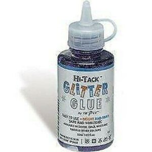 Impex Hi -Tack Bright Shiny Glitter Glue 120ml Purple