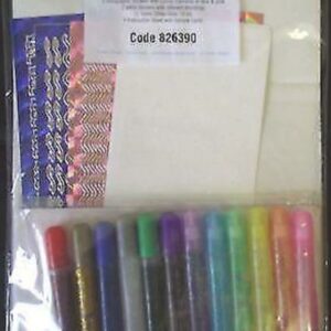 Reddy Creative Sample Cards Accessories Dream Tide Glitter Glue Craft Kit 826390
