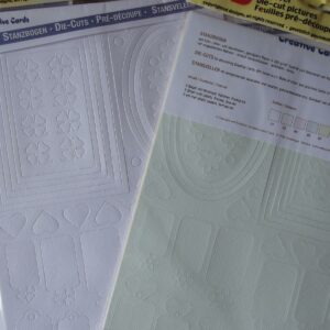 Crafters Delight Die Cuts for Decorating Cards,Gift Boxes Light Colour