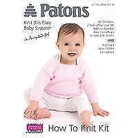 Patons Knitting Kit - Fairytale DK, Baby Sweater Pink