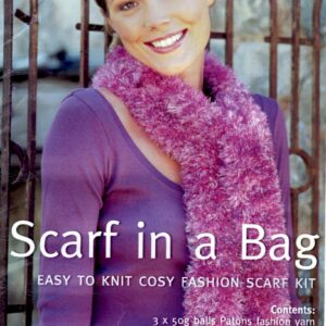 Patons Whisper Scarf In A Bag Pink Knitting Yarn / Wool