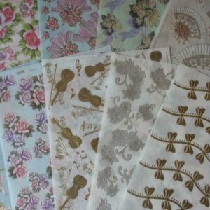 TBZ Pack of 10 Assorted Vellum Decoupage Sheets 577006