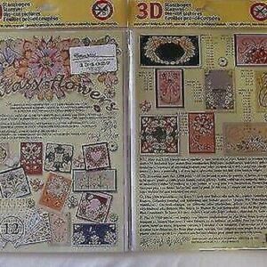 Crafters Delight Die Cuts A4 Decoupage Fantasy Flowers 134627