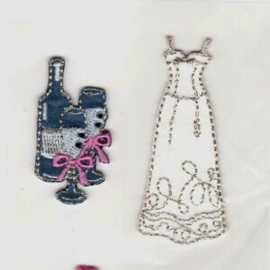 IMPEX TRIMITS - Self Adhesive Embroidered Embellishments TP0017 Celebration!