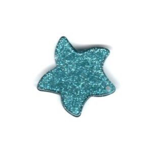IMPEX TRIMITS JEWELLERY - BLUE GLITTER STAR