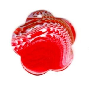 IMPEX TRIMITS JEWELLERY - RED LARGE 5 SIDED SHAPE RT32