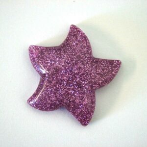 IMPEX TRIMITS JEWELLERY - LILAC GLITTER STAR RT64