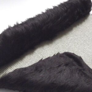 Luxury Soft Faux Fur Fabric Rug - DARK BROWN