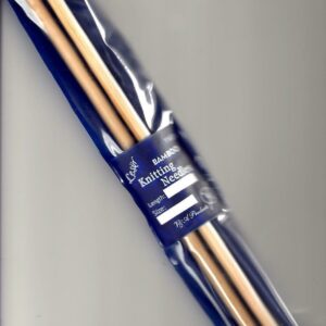 DIS Lesur Bamboo Knitting Needles / Pins 5.5mm x 30cm