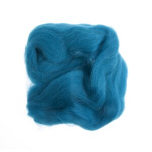 TRIMITS Natural 100% Wool Roving For Needle Felting 10g - TURQUOISE