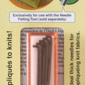 Clover Needle Felting Tool - HEAVY WEIGHT REFILL NEEDLES