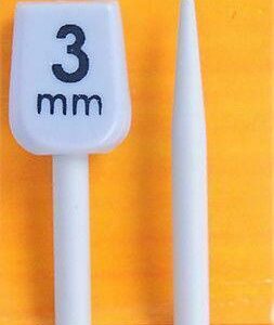 Pony Classic Knitting Pins Single Ended 25cm x 3mm