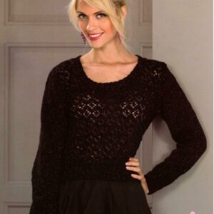 Stylecraft Knitting Pattern - Twilight DK Yarn - LADIES SWEATER - 8672