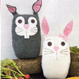 Twilleys Linnypin Collection Soft Toy Making Kit 2012 Knitted Rabbits