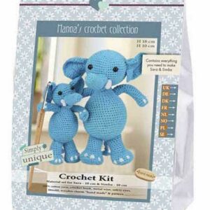 Go Handmade Crochet Kit Elephants Sara & Simba