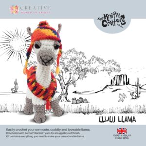Knitty Critters Crochet Kit Lulu Llama KC591