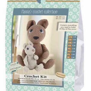 Go Handmade Crochet Kit Iki Pika & Pika Junior Rabbits