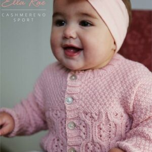 Ella Rae Cashmereno Sport Baby Knitting Pattern - Maeflower ER1094