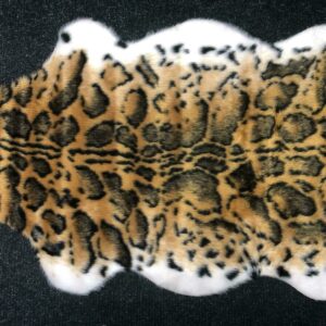 Funky Fun Soft Faux Fur Fabric Rug - OCELOT
