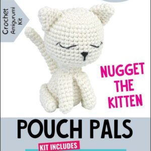 Knitty Critters - Pouch Pals - Nugget The Kitten