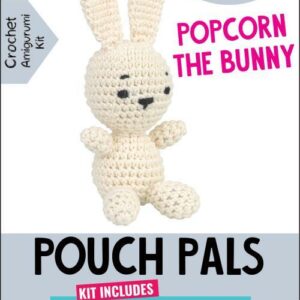 Knitty Critters - Pouch Pals - Popcorn The Bunny