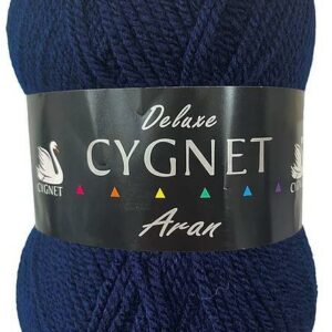 Cygnet Aran Knitting Yarn 100g 1488 Navy