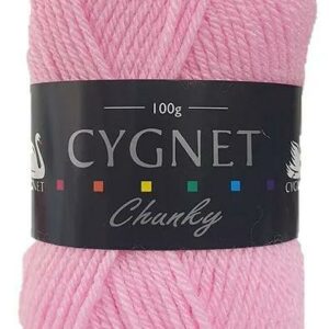 Cygnet Chunky Knitting Yarn 100g 784 Baby Pink