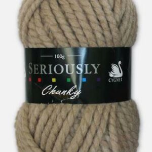 Cygnet Seriously Chunky Yarn 100g 711 Fawn