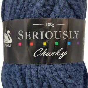 Cygnet Seriously Chunky Yarn 100g 853 Navy