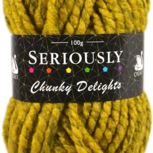 Cygnet Seriously Chunky Yarn 100g 481 Banoffee
